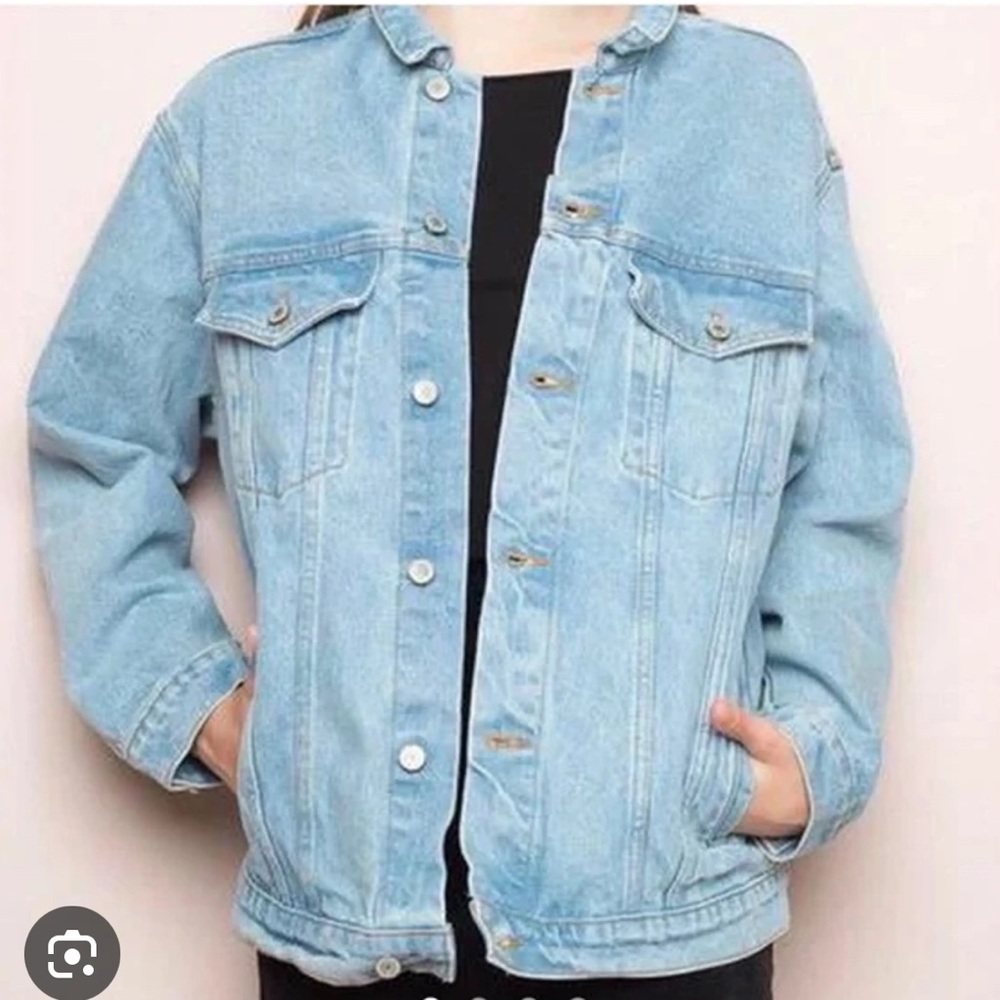 Brandy Melville over sized Jean jacket
